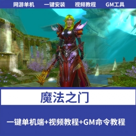 稀有怀旧珍藏级网单【魔法之门】免虚拟机一键单机端数据库修改教程