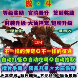 傲斗DM游戏单机版传奇特色仿征途自动挂机PC电脑端解压即玩送存档